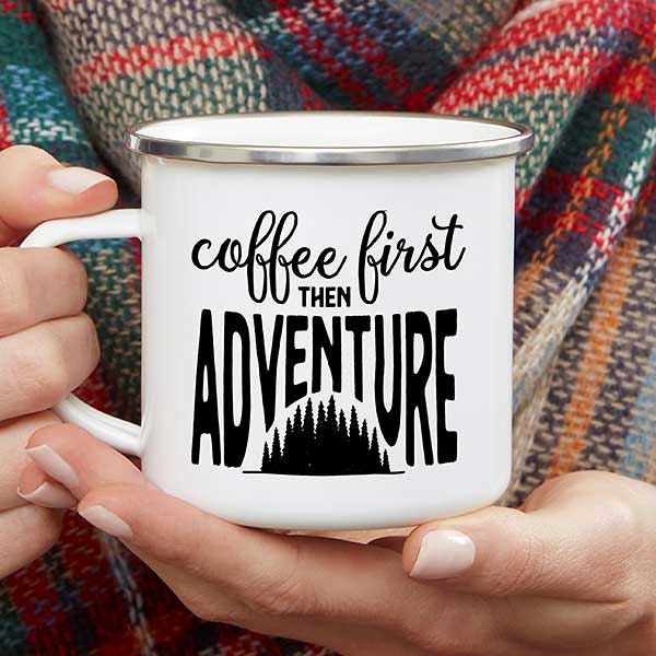 Coffee First, Then Adventure Personalized Camping Mug - 28932