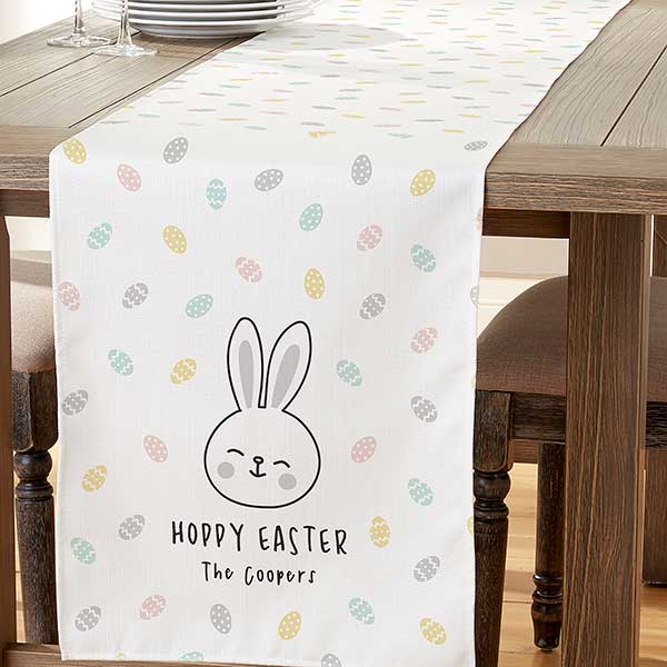 Easter Bunny Personalized Table Runners - 30234