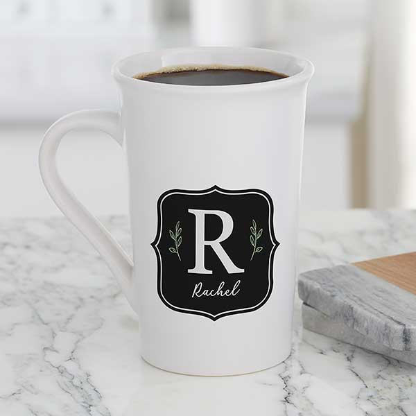 Black & White Buffalo Check Personalized Coffee Mugs - 30488