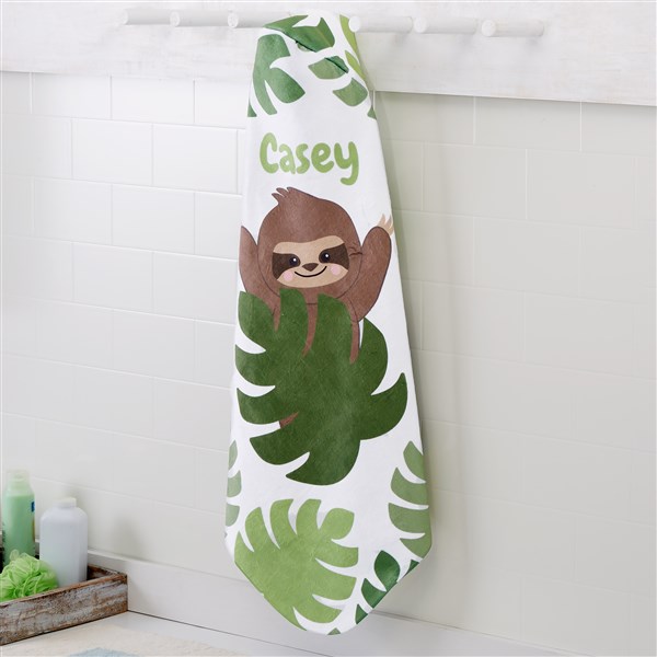 Jolly Jungle Personalized Baby Hooded Towels - 30930