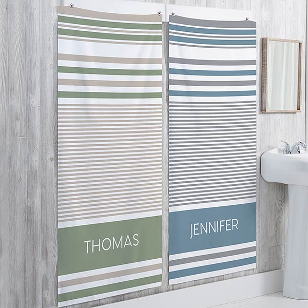 Turkish Stripes Personalized Bath Towels - 31096