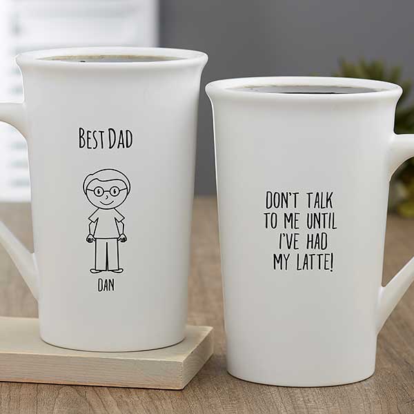 Stick Characters For Him Personalized Ceramic Coffee Mugs - 31227