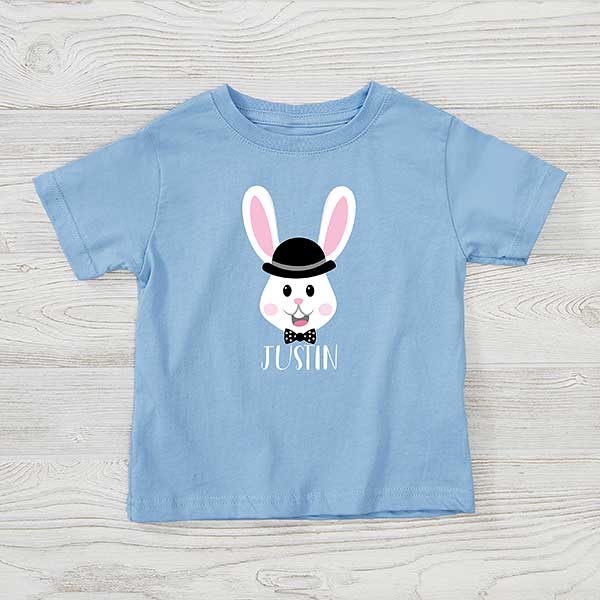 Build Your Own Boy Bunny Personalized Kids Easter Shirts - 31353