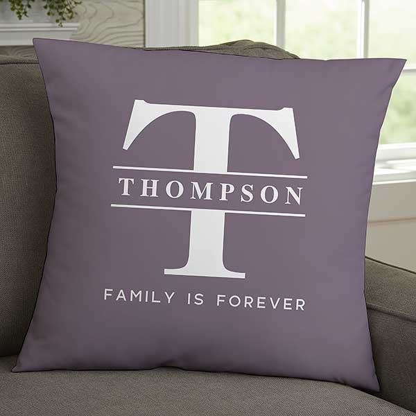 Lavish Last Name Personalized Throw Pillows - 31903