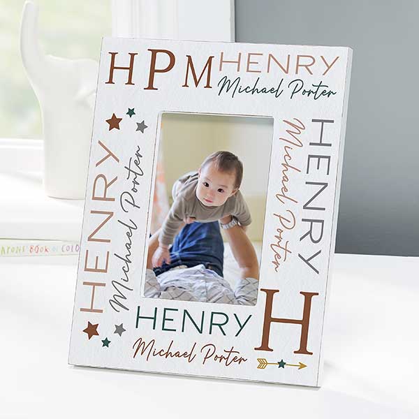 Star Struck Baby Boy Personalized Picture Frames - 31983