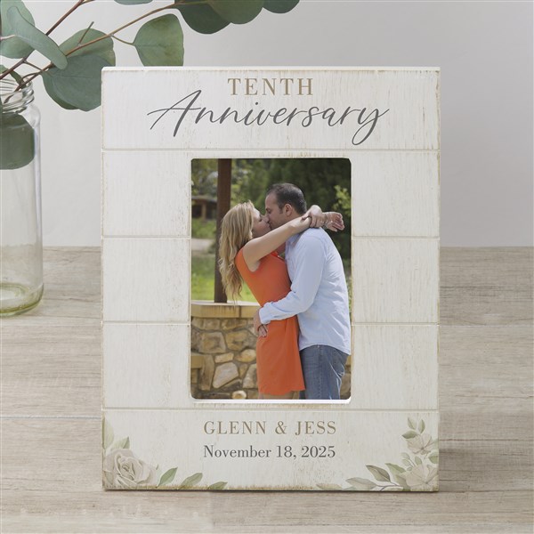 Anniversary Personalized Shiplap Picture Frames - 32350