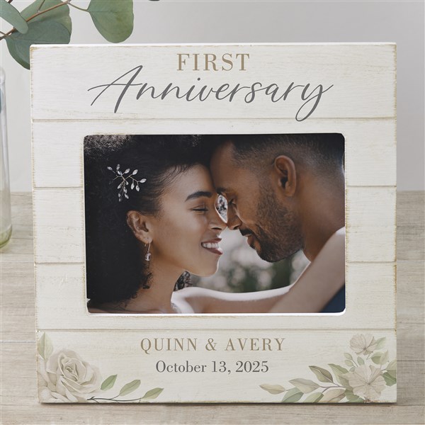 Anniversary Personalized Shiplap Picture Frames - 32350