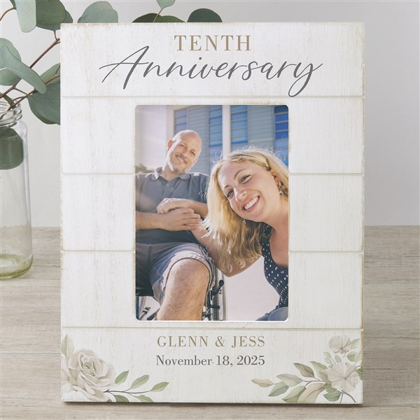 Anniversary Personalized Shiplap Picture Frames - 32350