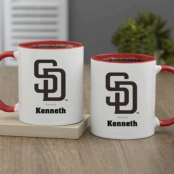 MLB San Diego Padres Personalized Coffee Mugs - 32996