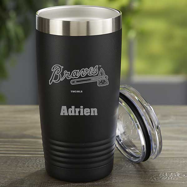 MLB Atlanta Braves Personalized Stainless Steel Tumbler  - 33092