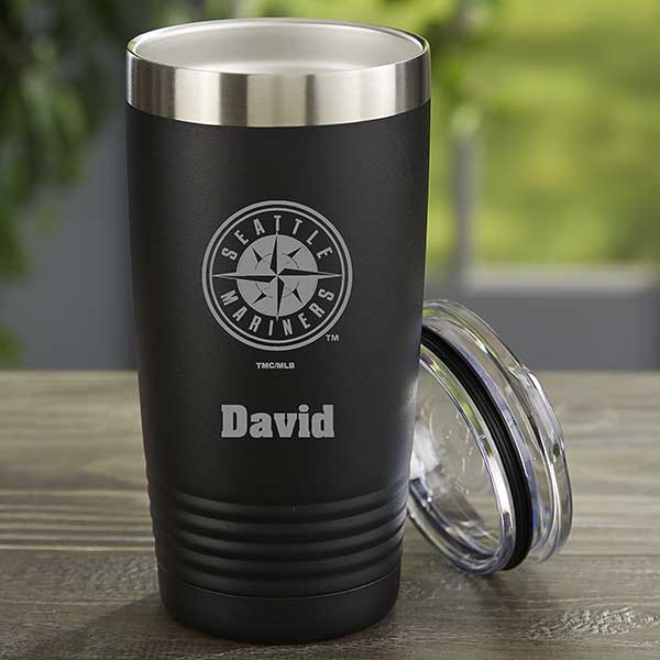 MLB Seattle Mariners Personalized Stainless Steel Tumbler  - 33114