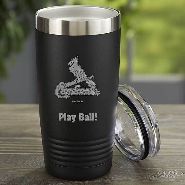 MLB St. Louis Cardinals Personalized Stainless Steel Tumbler  - 33115