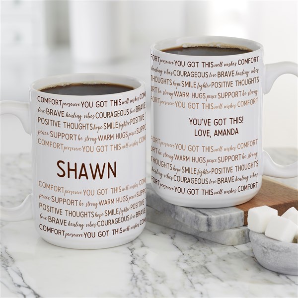 Words of Encouragement Personalized Coffee Mugs - 33556