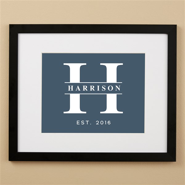 Lavish Last Name Personalized Framed Prints  - 33576