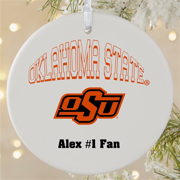 NCAA Oklahoma State Cowboys Personalized Ornaments - 33624