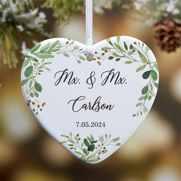 Mx. Title Personalized Wedding Ornaments - 34288