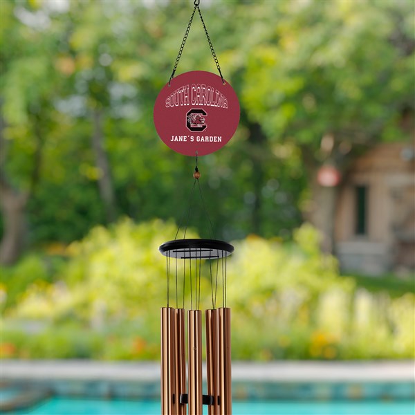 NCAA South Carolina Gamecocks Personalized Wind Chimes  - 34799