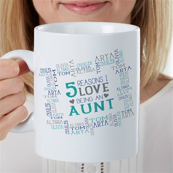 Reasons Why For Her Personalized 30 oz. Oversized Coffee Mug - 35229