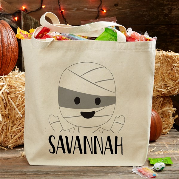 Personalized Halloween Tote Bag - Trick Or Trick Mummy - 35984