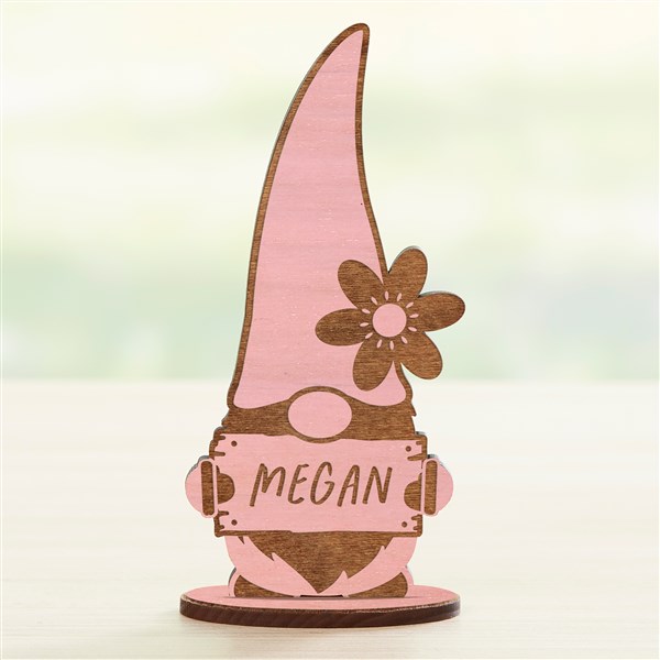 Personalized Wooden Spring Gnomes  - 36164