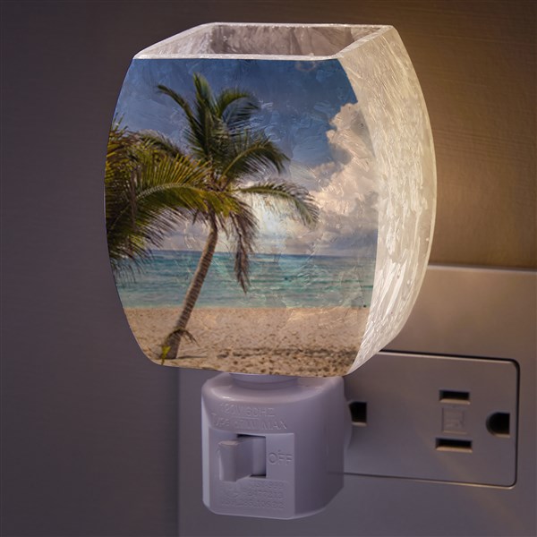 Personalized Frosted Photo Night Light  - 36887