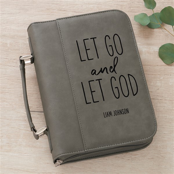 Let Go & Let God Personalized Bible Covers - 36893