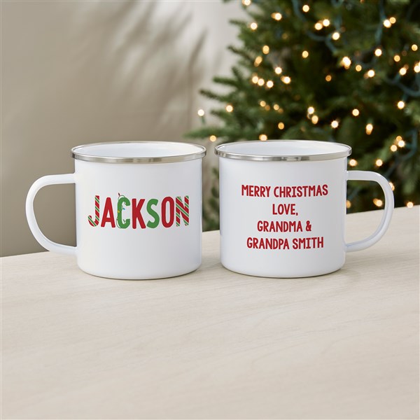 The Joys Of Christmas Enamel Mugs  - 37329