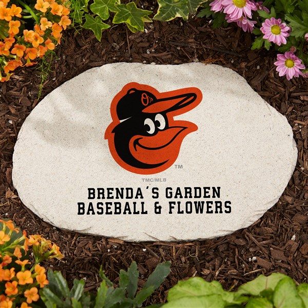 MLB Baltimore Orioles Personalized Round Garden Stone  - 37508