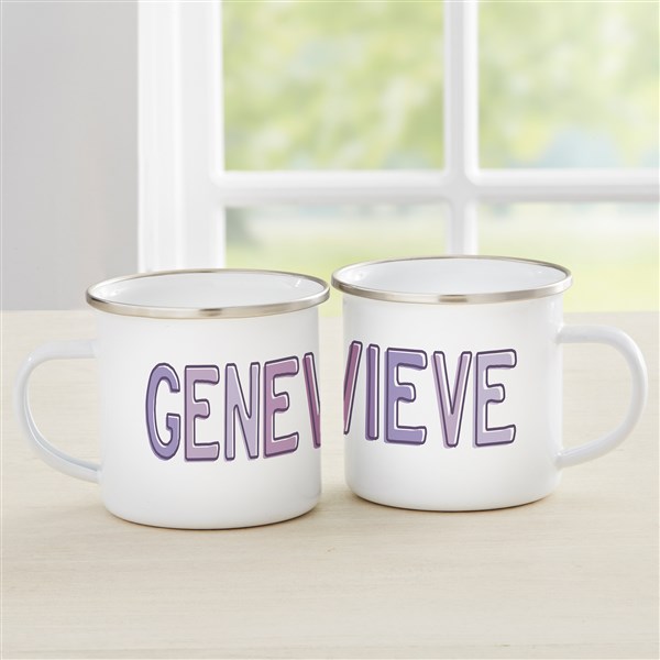 Ombre Name Personalized Kids Enamel Mug  - 37702