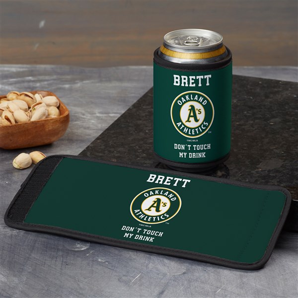 Oakland Athletics Personalized Baseball Can & Bottle Wrap - MLB - 37800