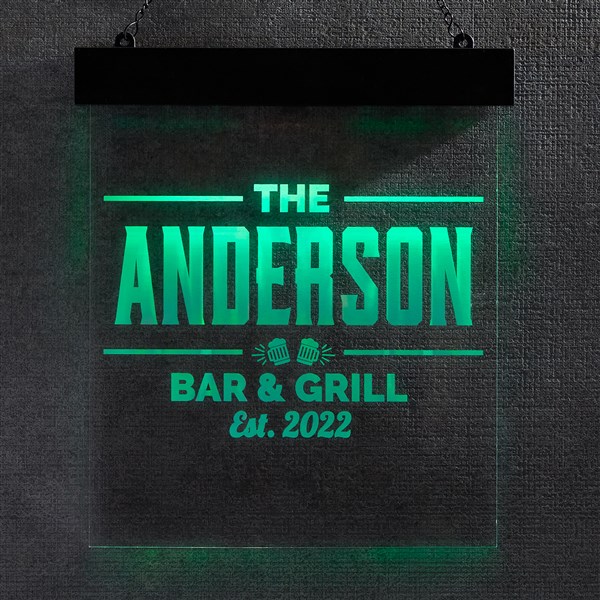 Custom Light Up LED Sign - The Bar - 37816