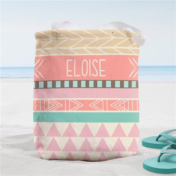 Bohemian Chic Personalized Beach Bag  - 38270