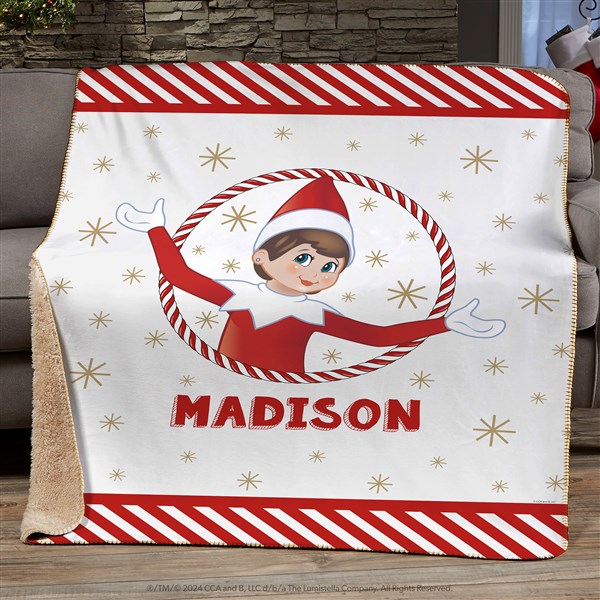 The Elf on the Shelf Personalized Blanket  - 38715