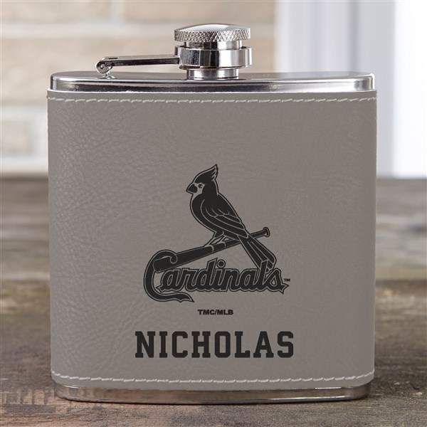 MLB St. Louis Cardinals Leatherette Personalized Flask  - 39030