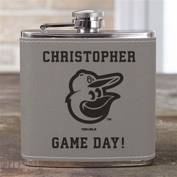 MLB Baltimore Orioles Leatherette Personalized Flask  - 39043