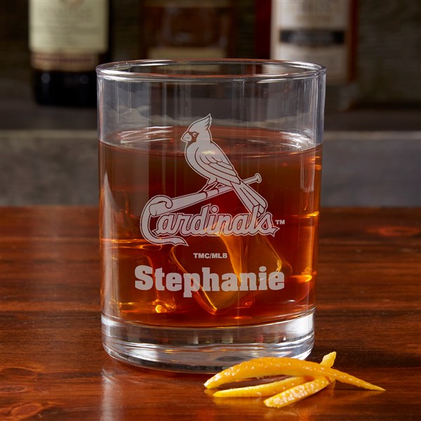 MLB St. Louis Cardinals Engraved Old Fashioned Whiskey Glasses - 39324