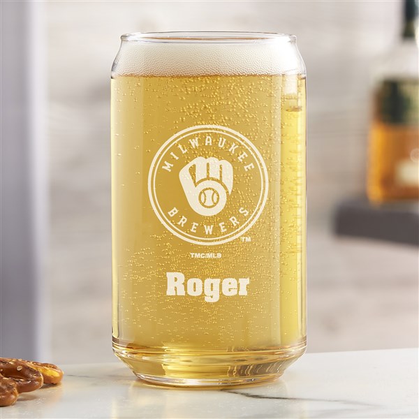 MLB Milwaukee Brewers Personalized Beer Glass  - 39359