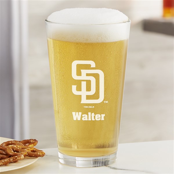 MLB San Diego Padres Personalized Beer Glass  - 39360