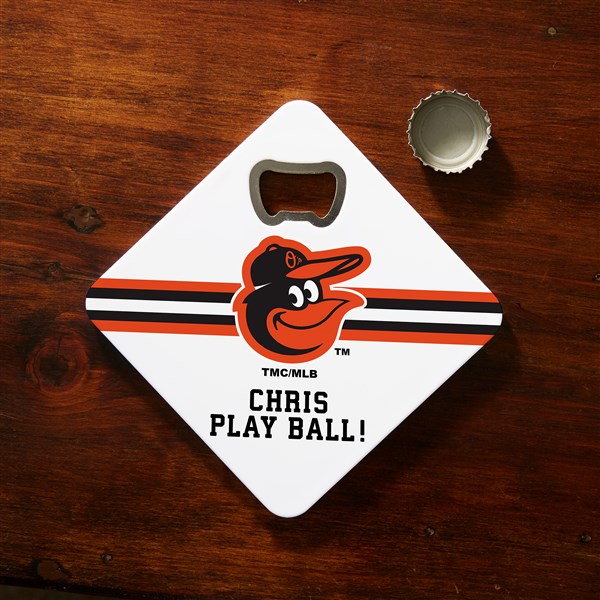 MLB Baltimore Orioles Personalized Bottle Opener Coaster  - 39415