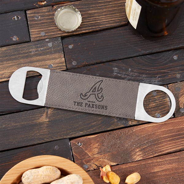 MLB Atlanta Braves Personalized Leatherette Bottle Opener - 39624