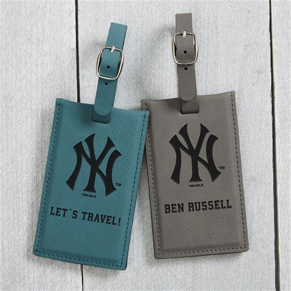 MLB New York Yankees Personalized Leatherette Luggage Tag - 40343