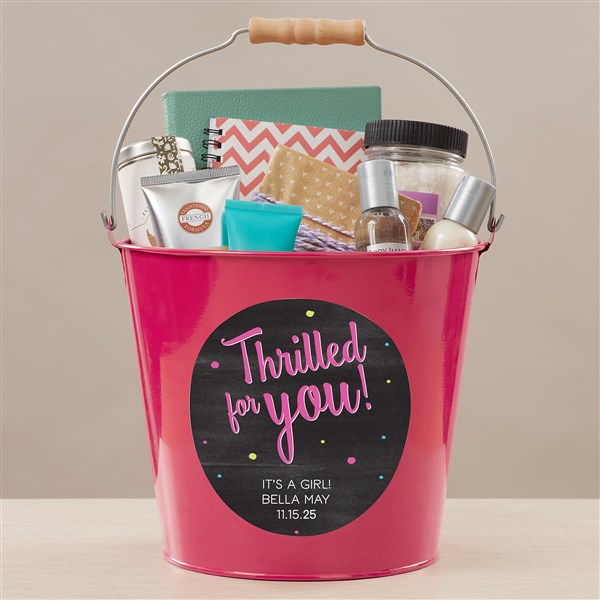 Congratulation Personalized Metal Treat Buckets - 44217