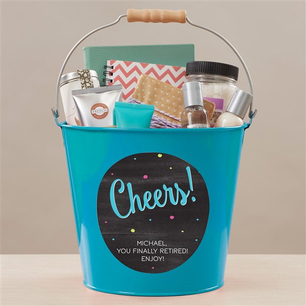 Congratulation Personalized Metal Treat Buckets - 44217