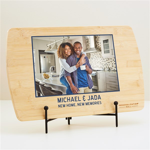 Photo Perfect Personalized Photo Wood Cutting Board - 44546