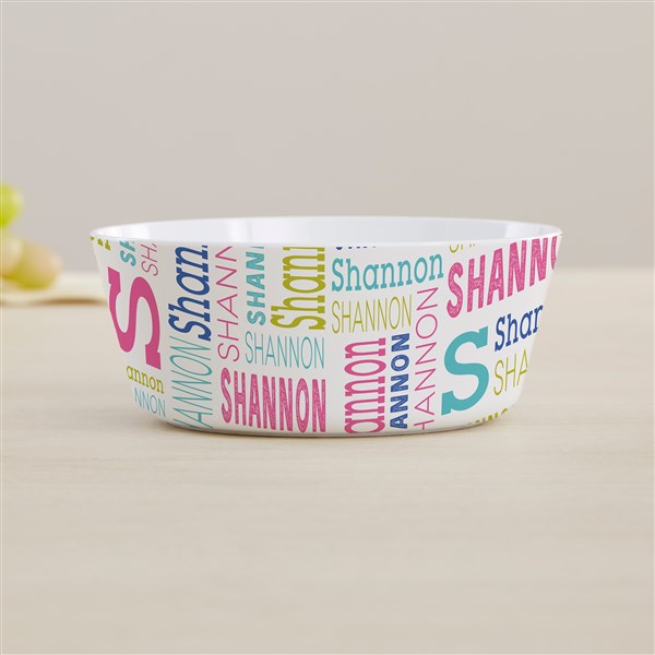 Repeating Name Personalized Kids Dinnerware  - 44618