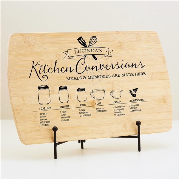 Kitchen Conversions Personalized Wood Cutting Board  - 44639