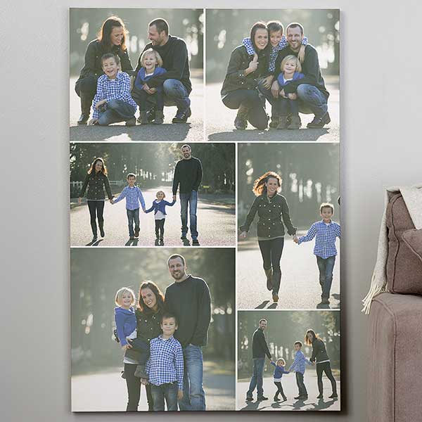 Custom Photo Collage Canvas Prints - 4464