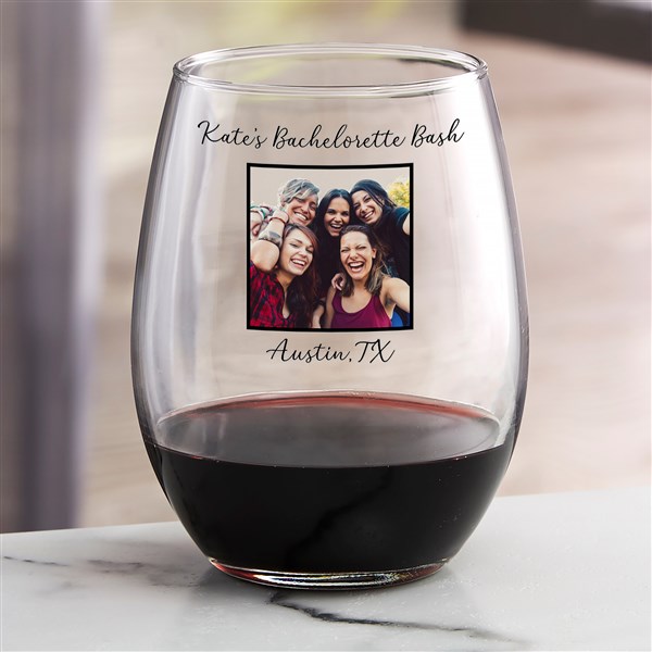 Picture Perfect Personalized Wine Glass Collection - 45101