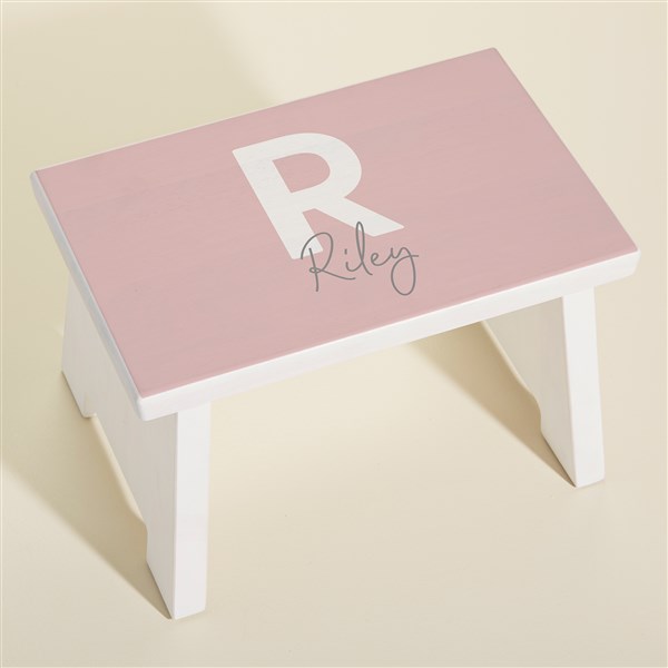 Simple And Sweet Personalized Kids Step Stool - 45274