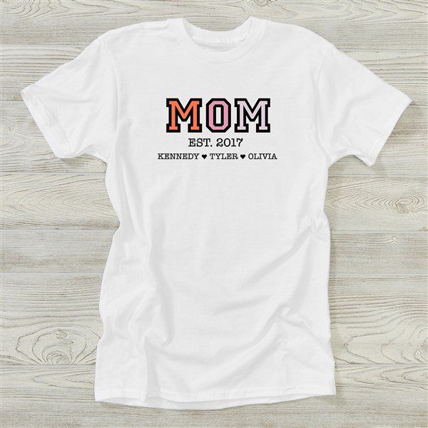 Vibrant Mom Personalized Ladies T-Shirts - 45874